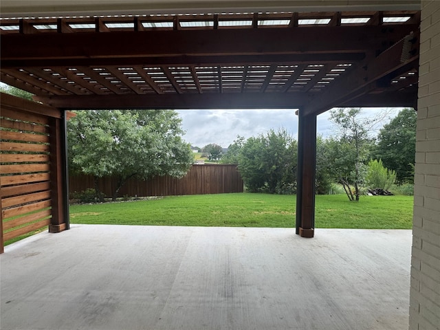 3324 Acorn Hill Trl, Weatherford, TX 76087 - view of patio / terrace featuring a pergola