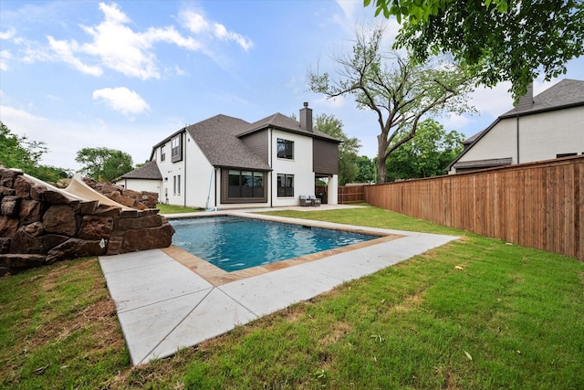 3603 High Dr, Grapevine, TX 76051 - view of pool featuring a patio and a fenced backyard