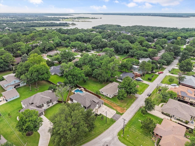 3603 High Dr, Grapevine, TX 76051 - aerial view of property's location with a nearby body of water and nearby suburban area
