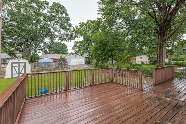3641 La Prada Dr, Mesquite, TX 75150 - wooden terrace with a fenced backyard and a shed