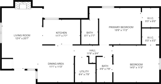2415 Sunflower Dr, Arlington, TX 76014 - view of floor plan / room layout