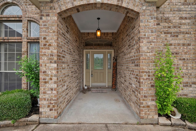 9841 Freedoms Way, Keithville, LA 71047 - view of exterior entry featuring brick siding
