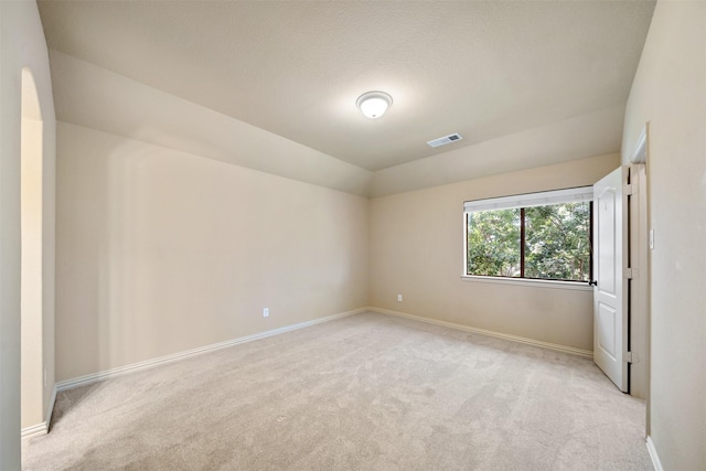 5048 Exposition Way, Fort Worth, TX 76244 - unfurnished room with light colored carpet and lofted ceiling