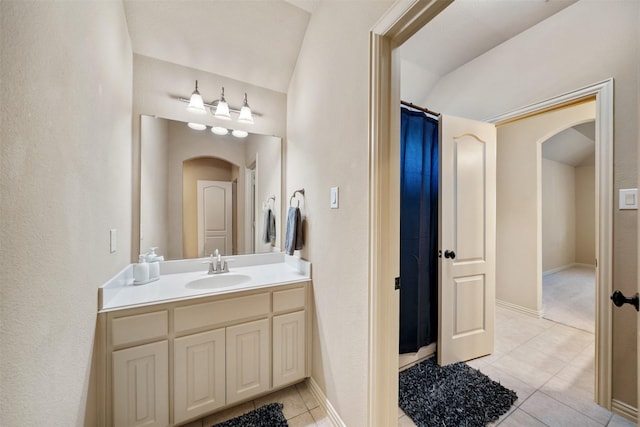 5048 Exposition Way, Fort Worth, TX 76244 - full bath with tile patterned flooring and vanity
