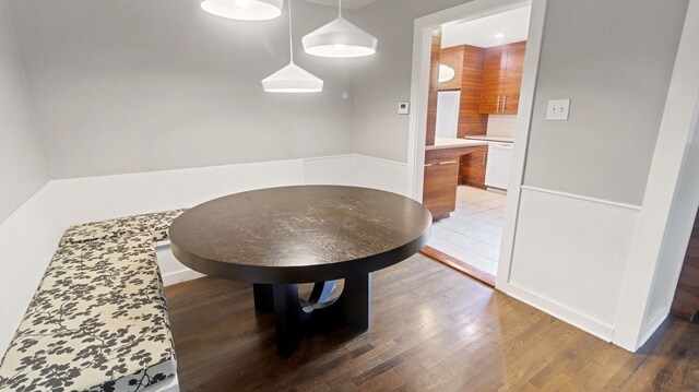 10150 Eastwood Dr, Dallas, TX 75228 - dining room featuring wood finished floors