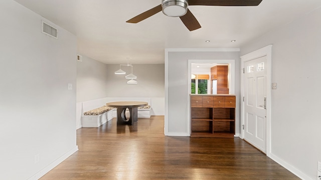 10150 Eastwood Dr, Dallas, TX 75228 - spare room with wood finished floors and a ceiling fan