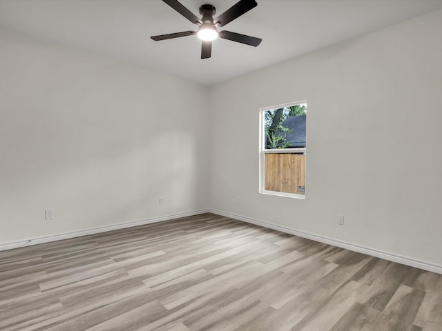 3526 Elsie Faye Heggins St, Dallas, TX 75210 - unfurnished room with ceiling fan and wood finished floors
