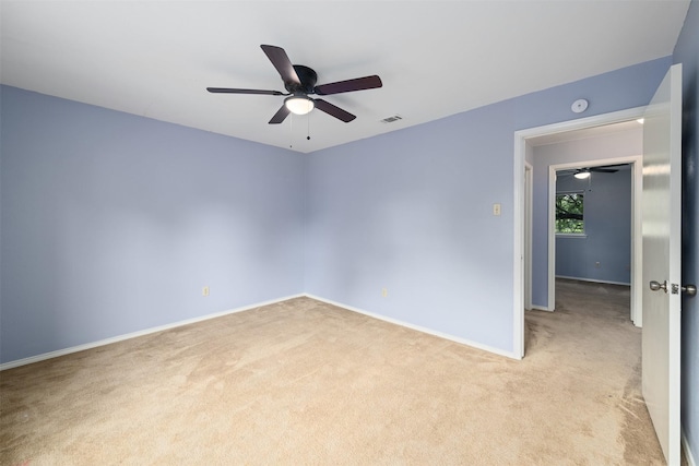123 Austin Stone Dr, Duncanville, TX 75137 - carpeted empty room featuring a ceiling fan and a smoke detector