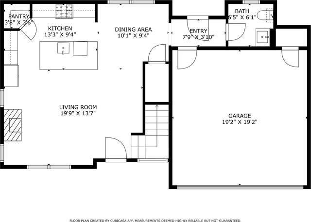 1000 W 10th St, Dallas, TX 75208 - view of home floor plan