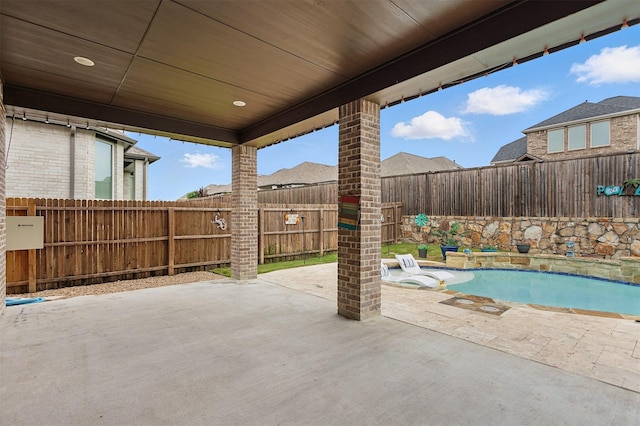 1519 Calcot Ln, Forney, TX 75126 - fenced backyard with a patio area