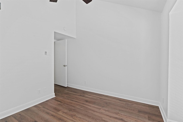 4555 N O Connor Rd Unit 2278, Irving, TX 75062 - unfurnished room featuring dark wood-style floors and ceiling fan