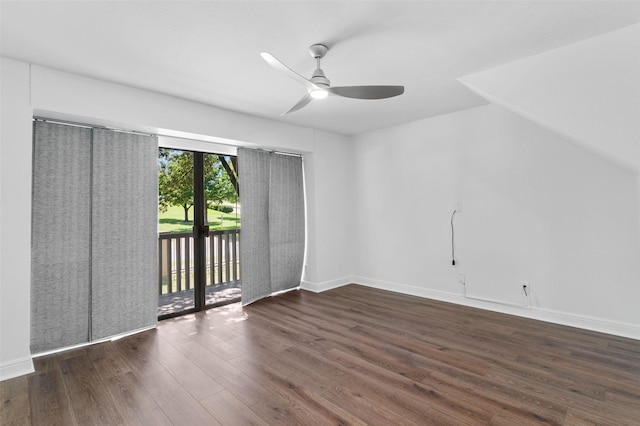 4555 N O Connor Rd Unit 2278, Irving, TX 75062 - empty room with wood finished floors and a ceiling fan
