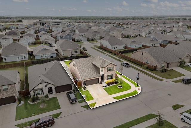 3018 Dakota Trl, Crandall, TX 75114 - aerial view of residential area featuring property parcel outlined