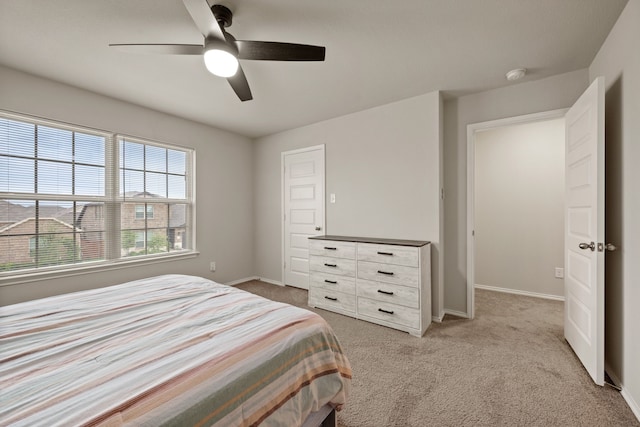 3018 Dakota Trl, Crandall, TX 75114 - bedroom with carpet floors and a ceiling fan