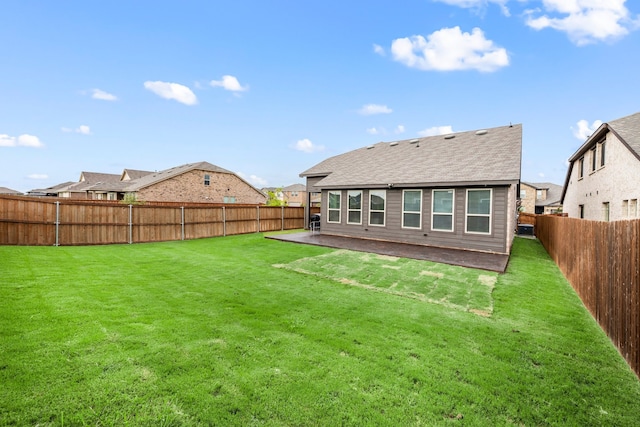 3018 Dakota Trl, Crandall, TX 75114 - rear view of property with a fenced backyard and roof with shingles