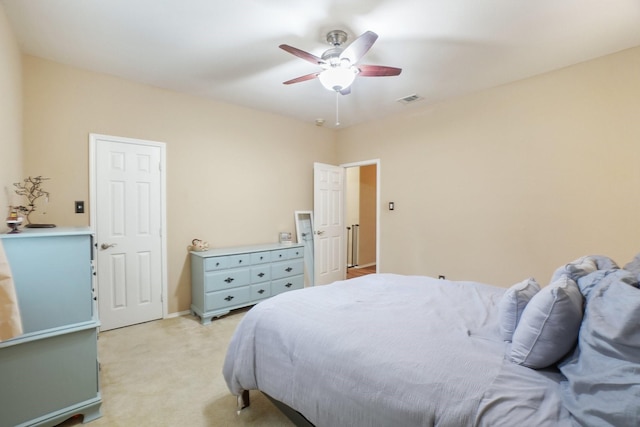 1323 Canyon Creek Rd, Wylie, TX 75098 - bedroom featuring light carpet and ceiling fan