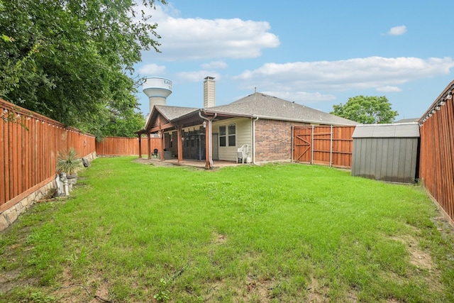 1323 Canyon Creek Rd, Wylie, TX 75098 - fenced backyard with a patio