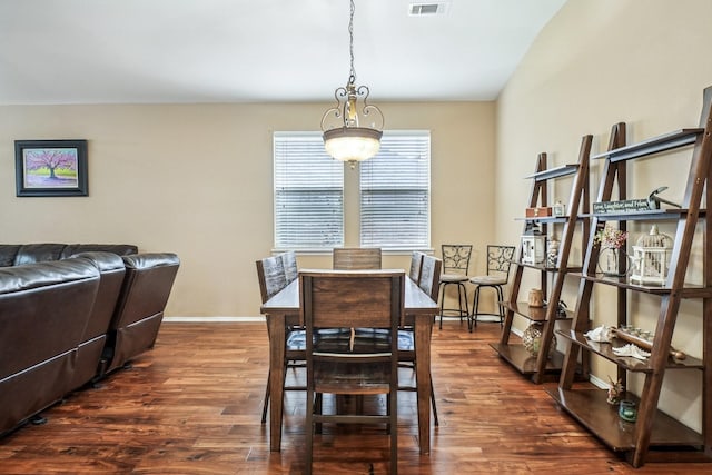 1323 Canyon Creek Rd, Wylie, TX 75098 - dining room featuring dark wood-type flooring and baseboards