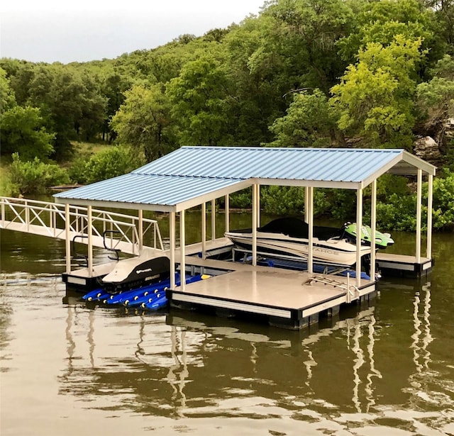 165 Cote D Azur, Chico, TX 76431 - dock with a water view and a view of trees