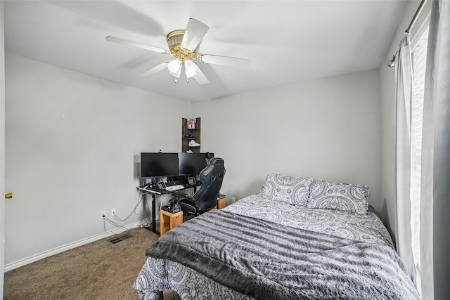7104 Harlan Dr, Rockwall, TX 75087 - carpeted bedroom featuring baseboards and ceiling fan
