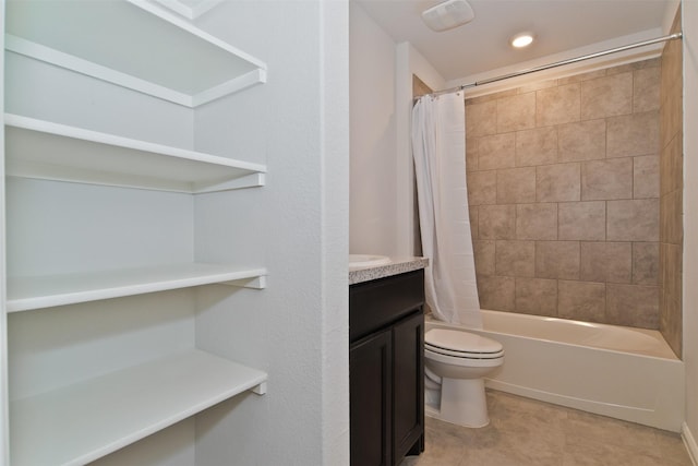 941 Loomis Trl, Justin, TX 76247 - full bath with tile patterned flooring, shower / tub combo, and vanity
