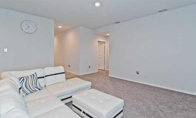 941 Loomis Trl, Justin, TX 76247 - living room featuring light carpet and recessed lighting