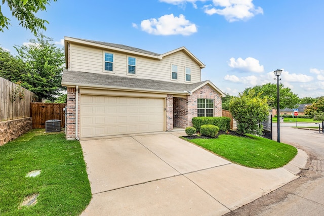 6524 Sheridan Cir, Arlington, TX 76017 - traditional home featuring brick siding, an attached garage, driveway, and roof with shingles