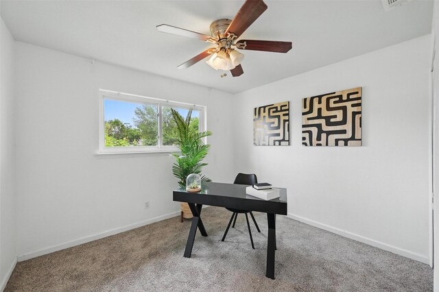 3105 Dupree St, Irving, TX 75062 - carpeted office space with ceiling fan and baseboards