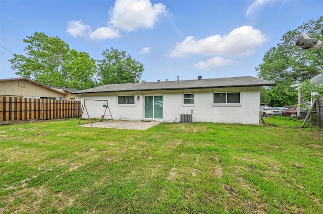 3105 Dupree St, Irving, TX 75062 - rear view of house with a patio area and brick siding