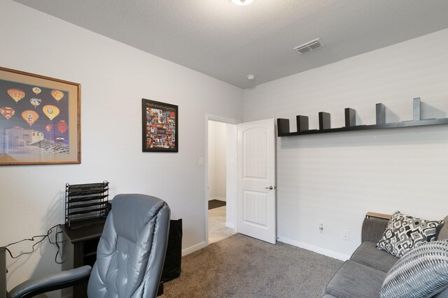 1112 Metaline Trl, Fort Worth, TX 76177 - carpeted home office featuring baseboards