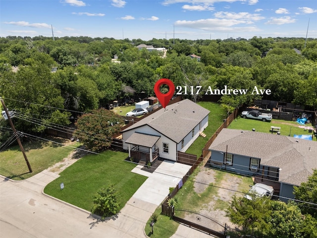2117 Andrew Ave, Fort Worth, TX 76105 - bird's eye view