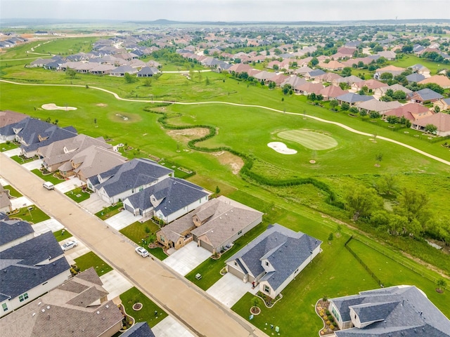 8509 Cocobolo Dr, Denton, TX 76207 - aerial perspective of suburban area with a golf course