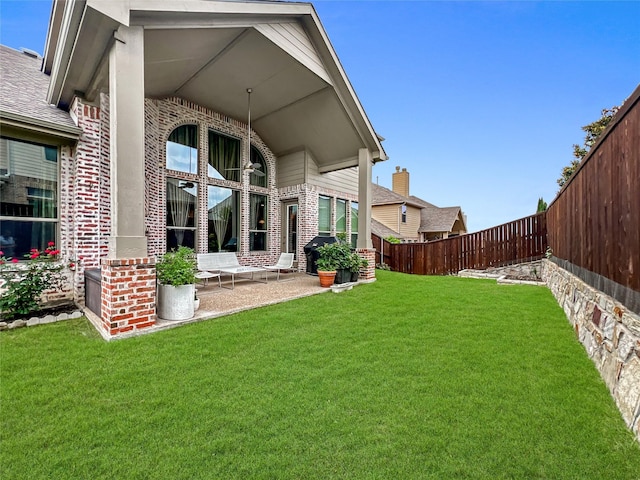 1500 Whistle Brook Dr, Allen, TX 75013 - fenced backyard with a patio area
