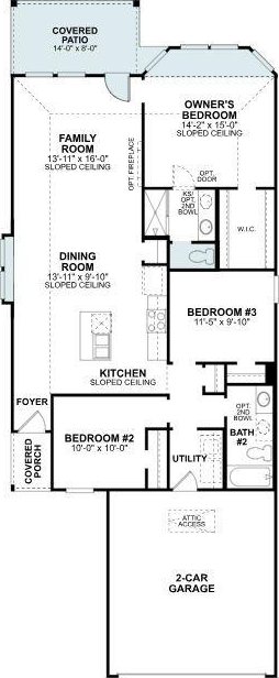 743 Hidden Feather Dr, Lavon, TX 75166 - view of room layout