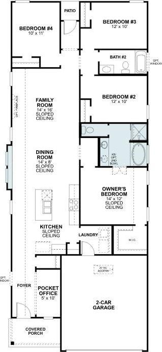 749 Hidden Feather Dr, Lavon, TX 75166 - view of property floor plan