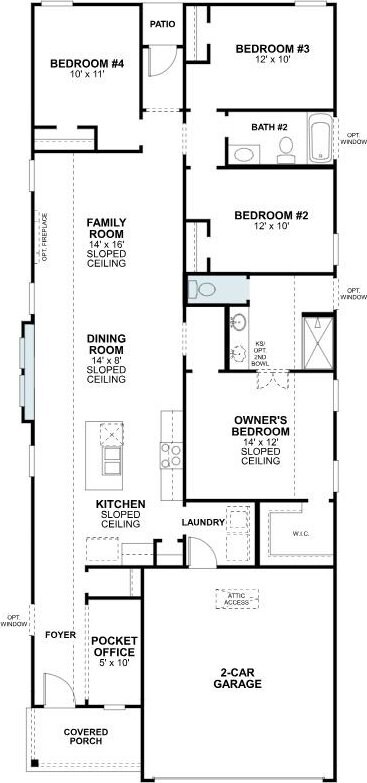 14142 Maida Dr, Pilot Point, TX 76258 - view of home floor plan
