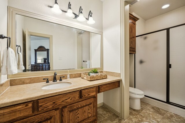 211 Tanner Creek Cir, Sunnyvale, TX 75182 - bathroom featuring a stall shower and vanity