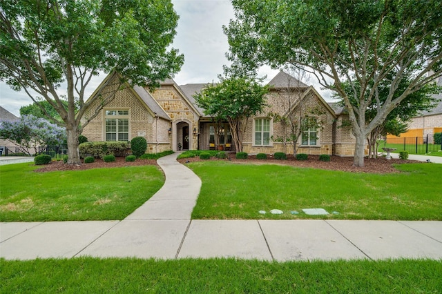 917 Stone Cottage Ln, Mckinney, TX 75069 - view of front of house with stone siding and brick siding