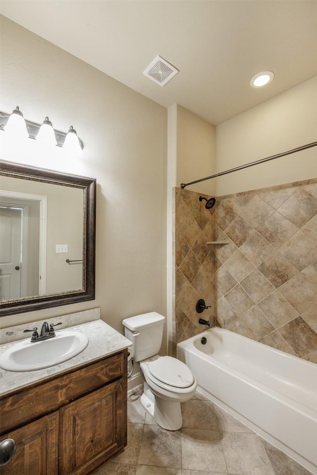 1701 Fair Oaks Ln, Royse City, TX 75189 - full bath featuring vanity, shower / bathtub combination, and tile patterned flooring
