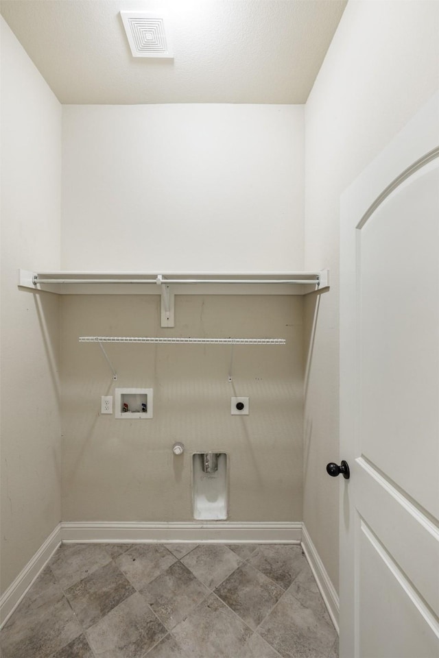 1701 Fair Oaks Ln, Royse City, TX 75189 - laundry area featuring electric dryer hookup, hookup for a gas dryer, and washer hookup