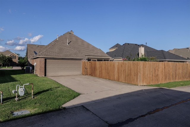 1701 Fair Oaks Ln, Royse City, TX 75189 - view of property exterior featuring a garage, concrete driveway, and brick siding
