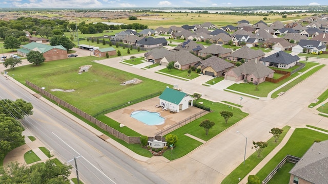 2008 Natchez Ct, Cleburne, TX 76033 - aerial view of residential area with a pool area