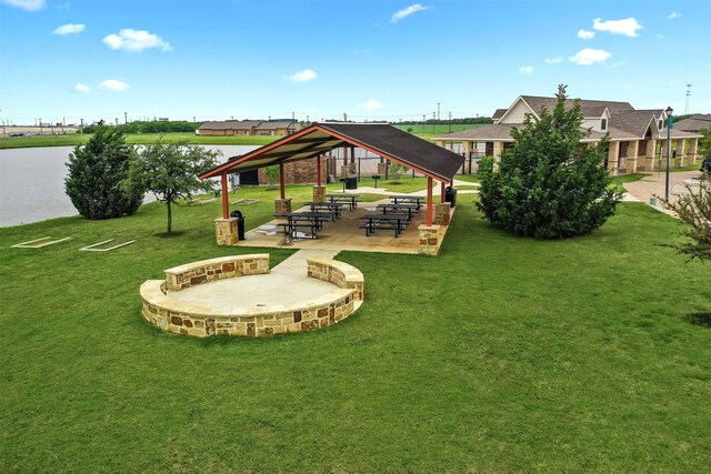 117 Anson Dr, Royse City, TX 75189 - view of community featuring a gazebo and a lawn