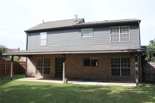 2501 Windchase Dr, Flower Mound, TX 75028 - rear view of property with a patio area and brick siding