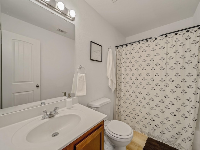 2021 Prospect Ln, Providence Village, TX 76227 - bathroom featuring vanity and curtained shower