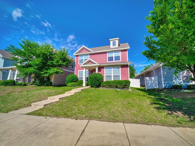 2021 Prospect Ln, Providence Village, TX 76227 - view of front of home featuring a front lawn