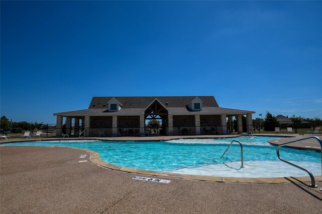 1608 Gulin St, Royse City, TX 75189 - community pool featuring a patio