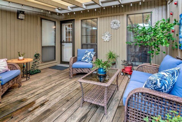 3003 Rustling Leaves Ln, Bedford, TX 76021 - view of wooden terrace