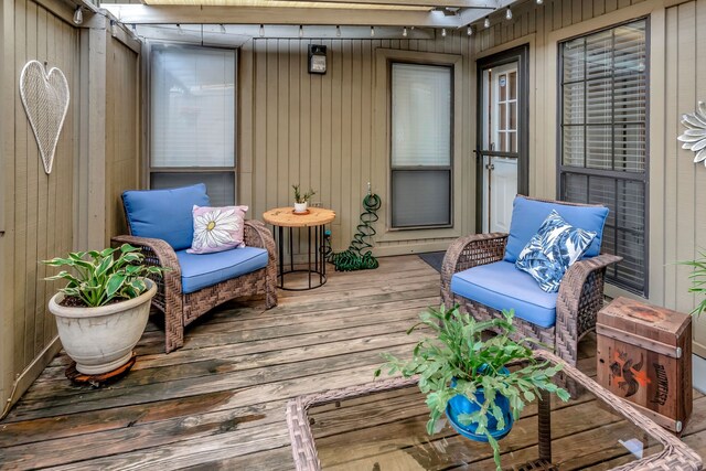 3003 Rustling Leaves Ln, Bedford, TX 76021 - view of wooden deck