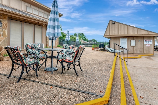 3003 Rustling Leaves Ln, Bedford, TX 76021 - view of patio with outdoor dining area